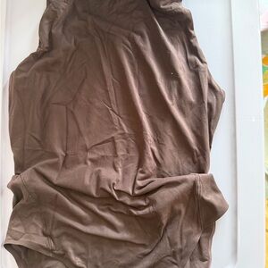 Brown Sleeveless bodysuit